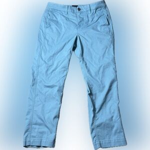 J. Crew High-Rise Girlfriend Chino in Icelandic Blue- Petite Sizing